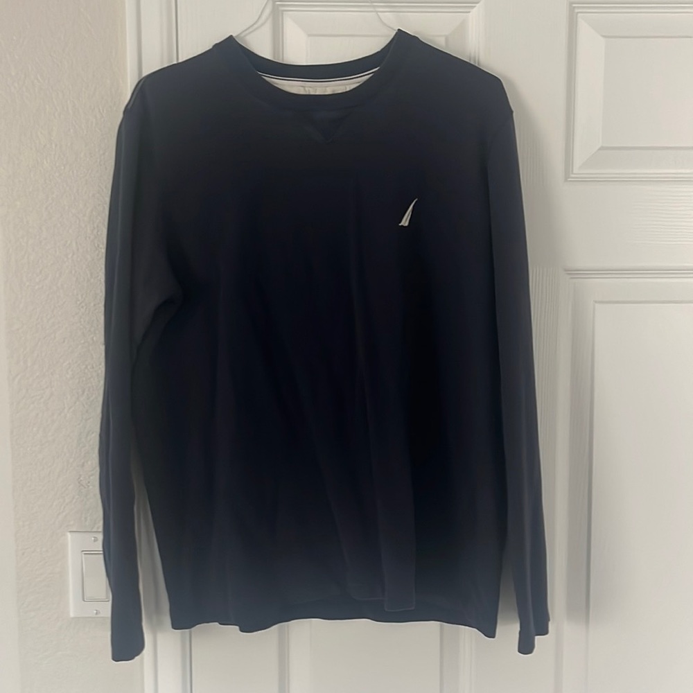Nautical long sleeve shirt.